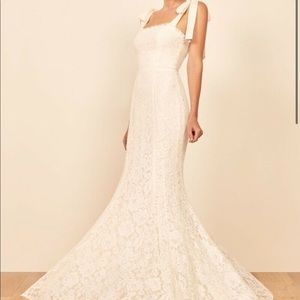 wedding dress- reformation . bastille dress size 8
